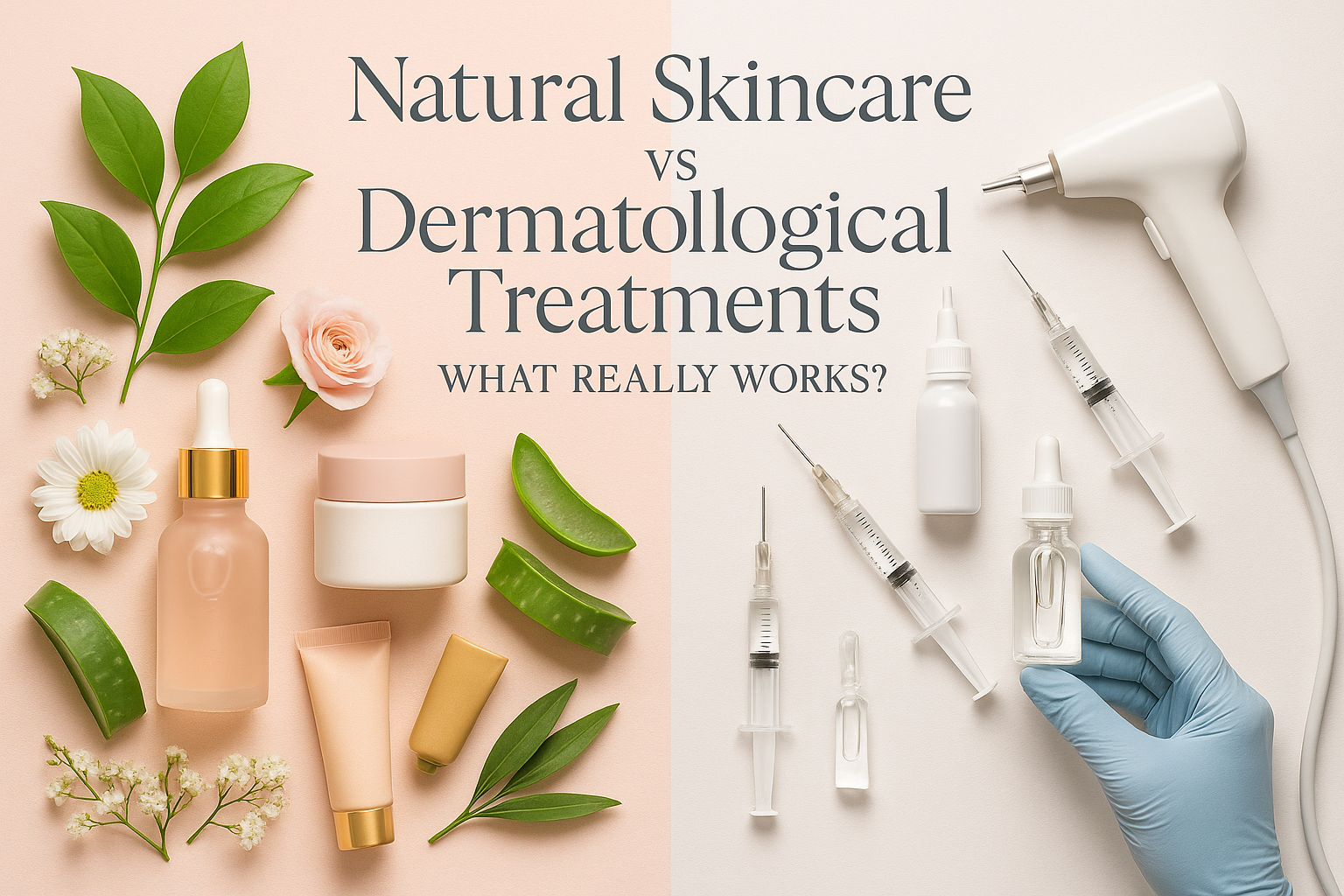 Natural Skincare vs Dermatological Treatments: What Really Works?