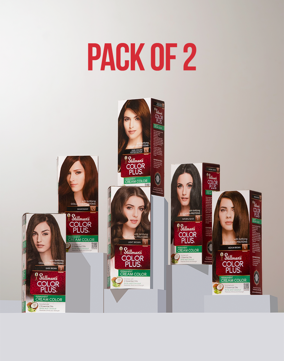 ColorPlus Cream Hair Color | Pack of 2