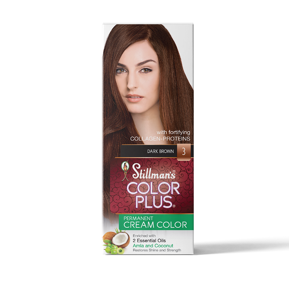 Color Plus Dark Brown Cream Hair Color