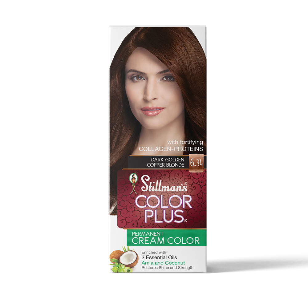 Color Plus Dark Golden Copper Blonde Cream Hair Color