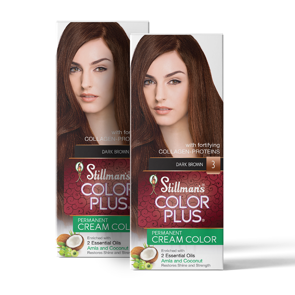 Color Plus Dark Brown – Double Pack