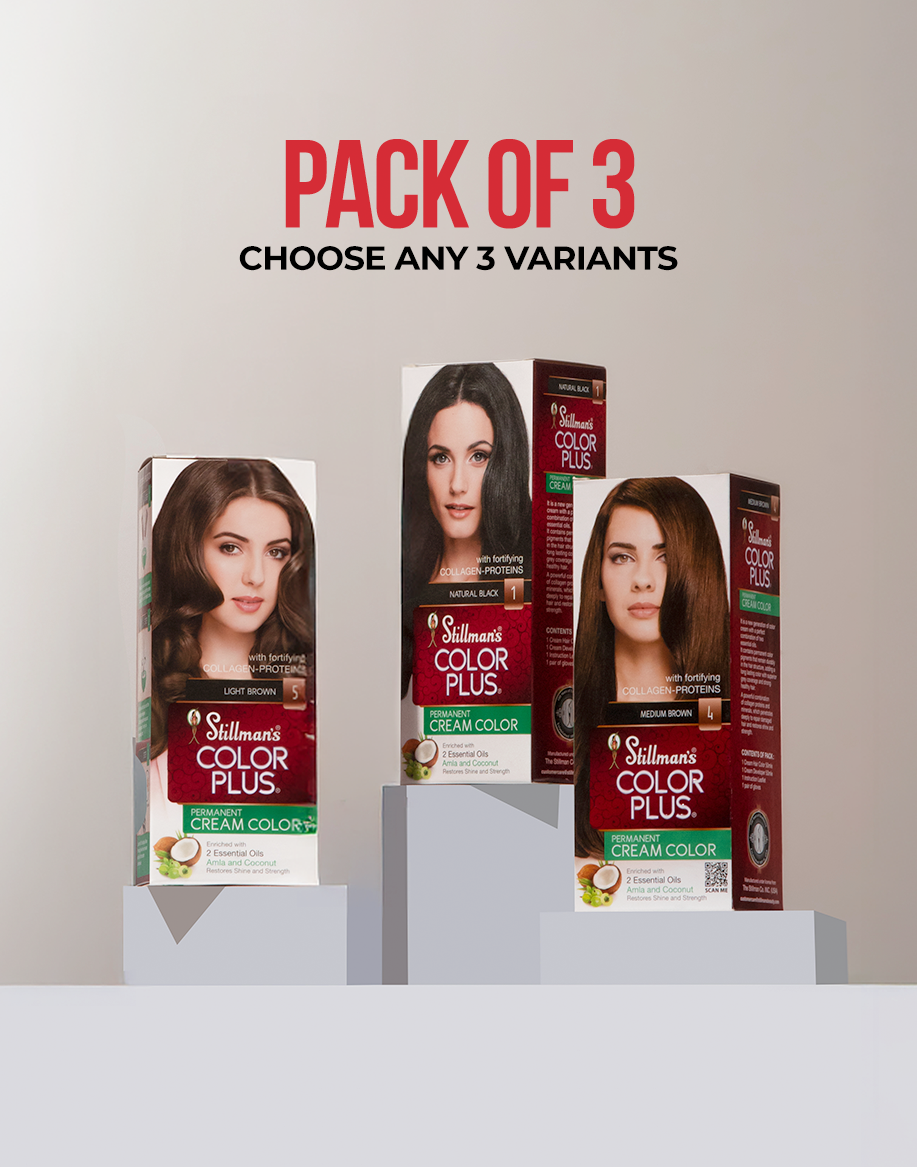 ColorPlus Cream Hair Color | Pack of 3