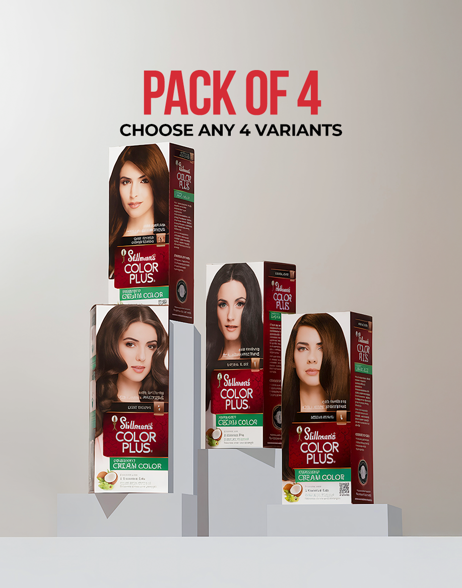 ColorPlus Cream Hair Color | Pack of 4